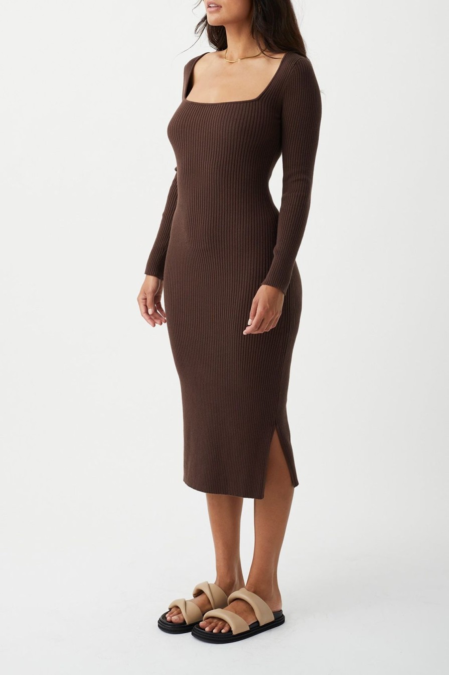 Arcaa Charlie Dress-Chocolate