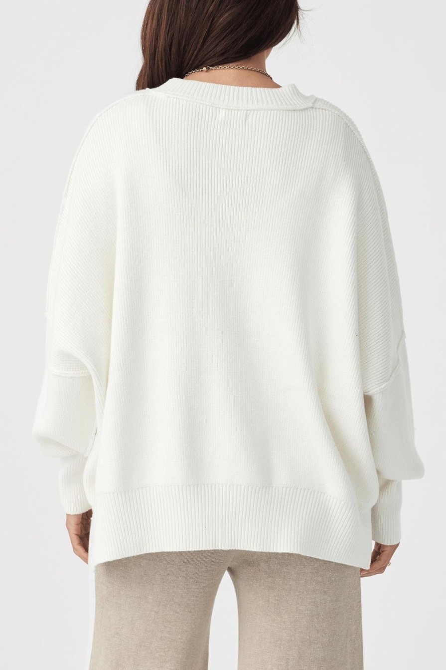 Arcaa Harper Organic Knit Sweater-Cream