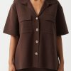 Arcaa Easton Shirt-Chocolate