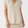 Arcaa Vera Organic Knit Vest-Sand