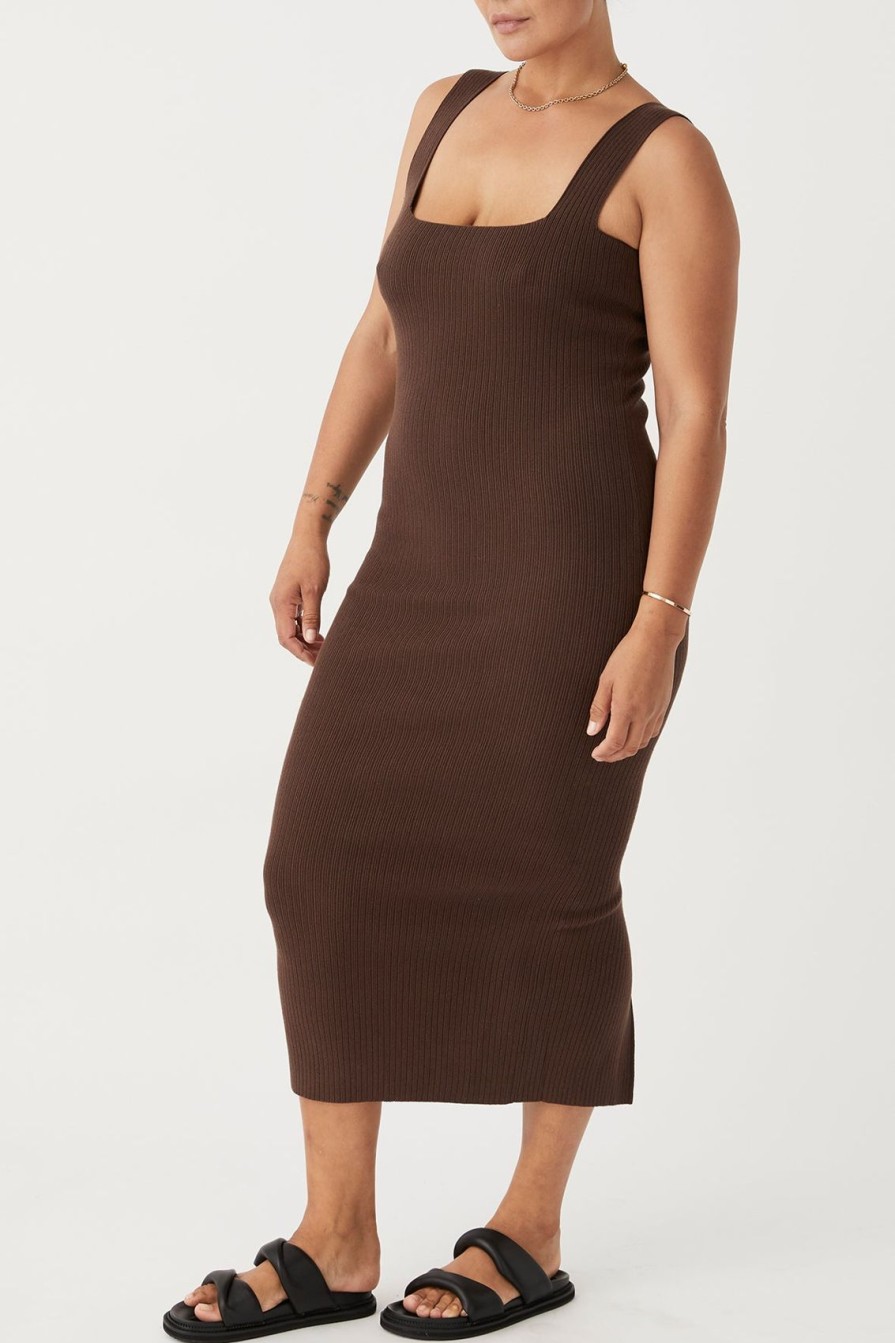 Arcaa Tully Dress-Chocolate