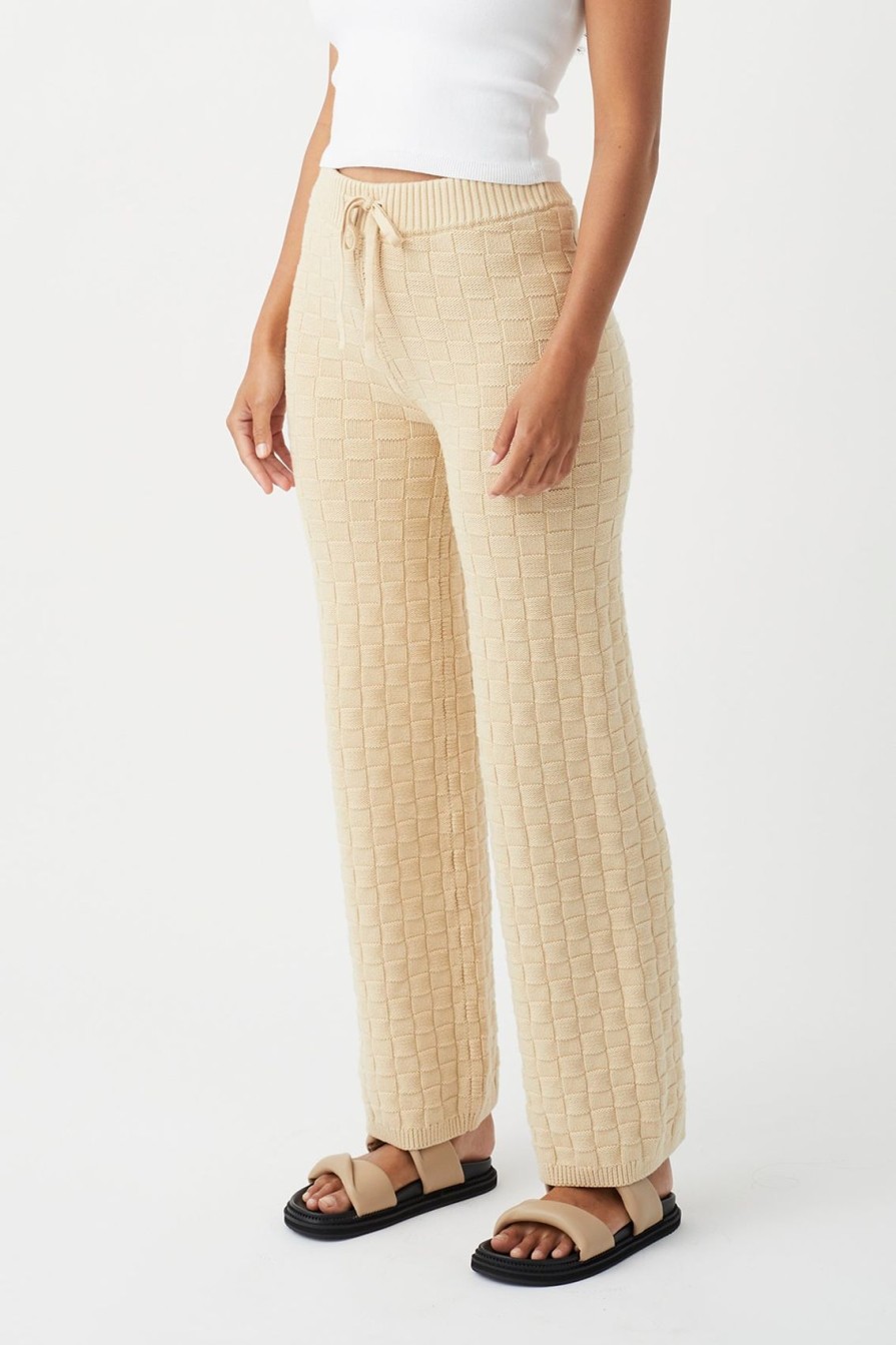 Arcaa Sierra Organic Knit Pant-Oat