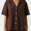 Arcaa Easton Shirt-Chocolate