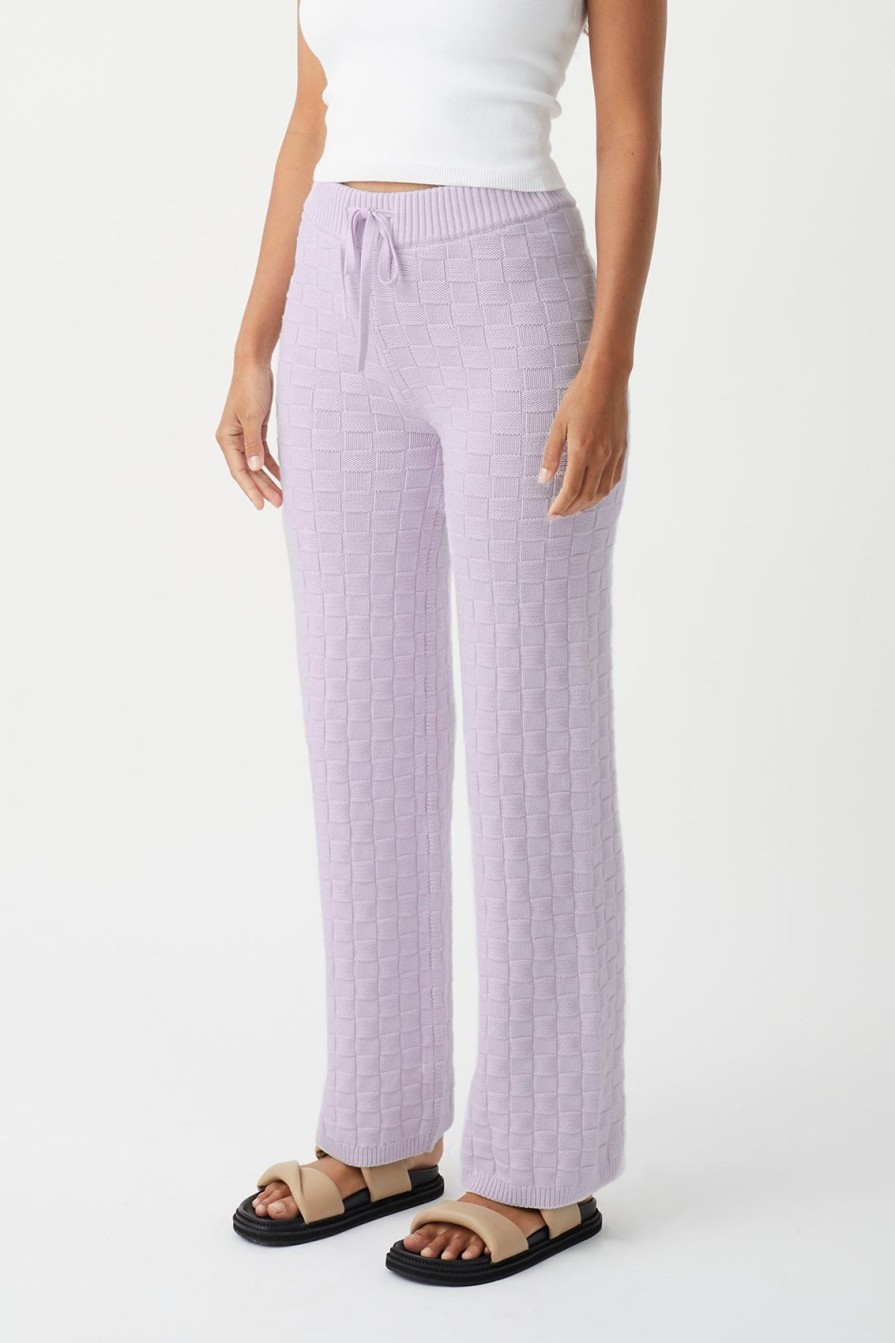 Arcaa Sierra Organic Knit Pant-Lilac