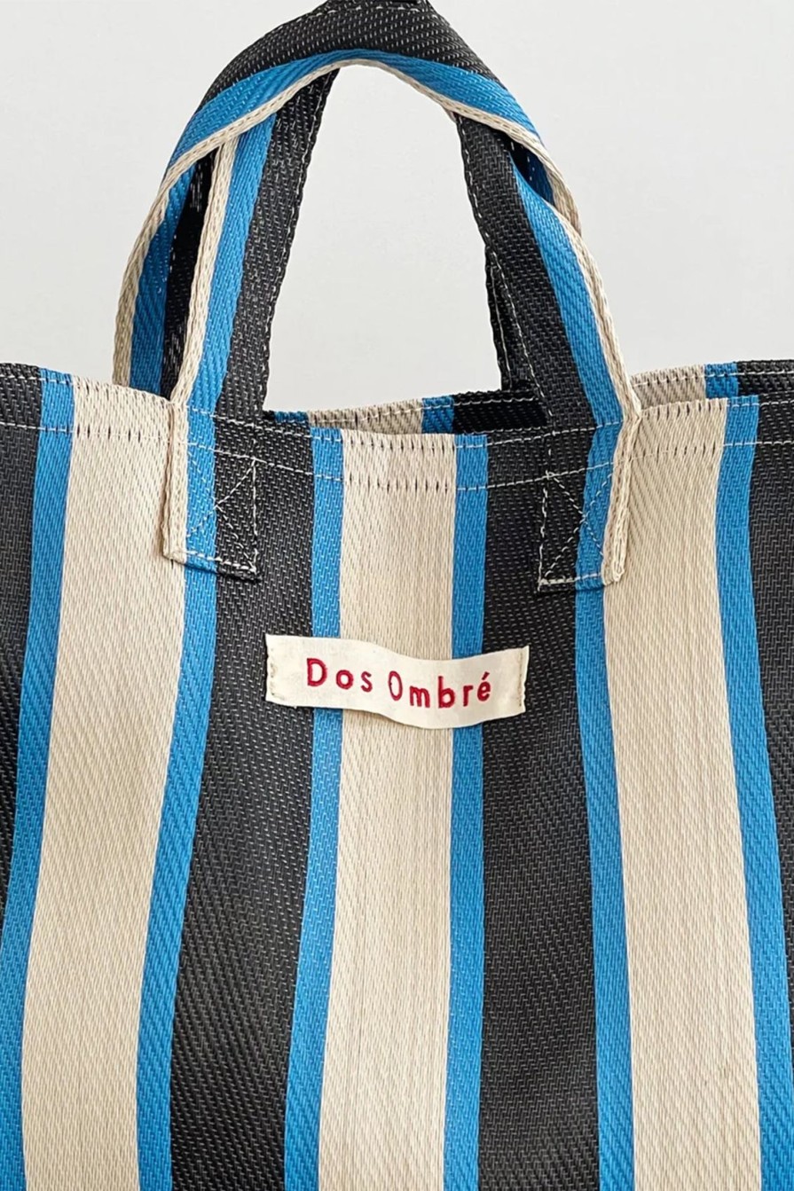 Arcaa Dos Ombre-Bengali Bag-Blue Cream Stripe