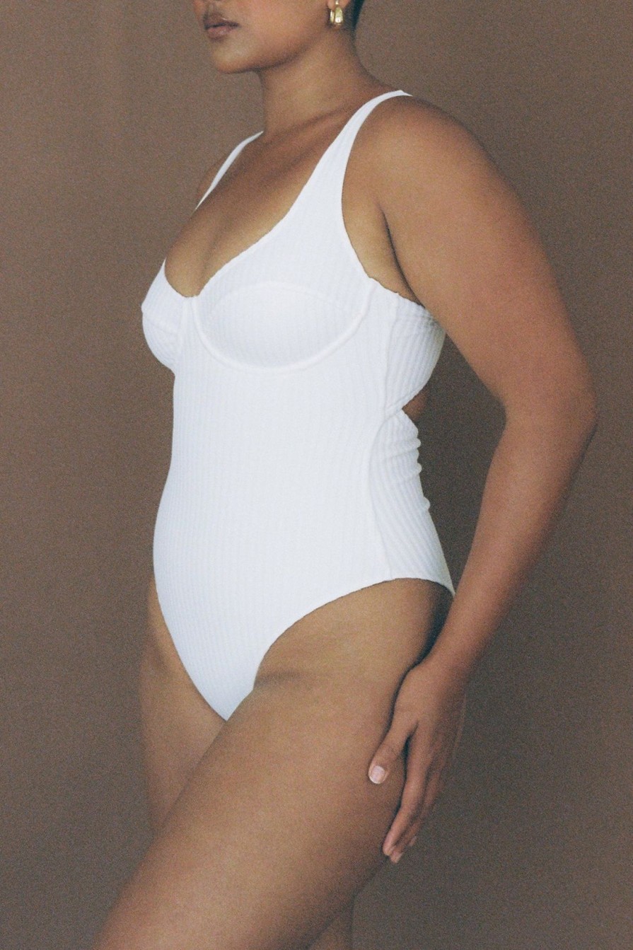 Arcaa Ochre Lane-Towelling One Piece-Creme