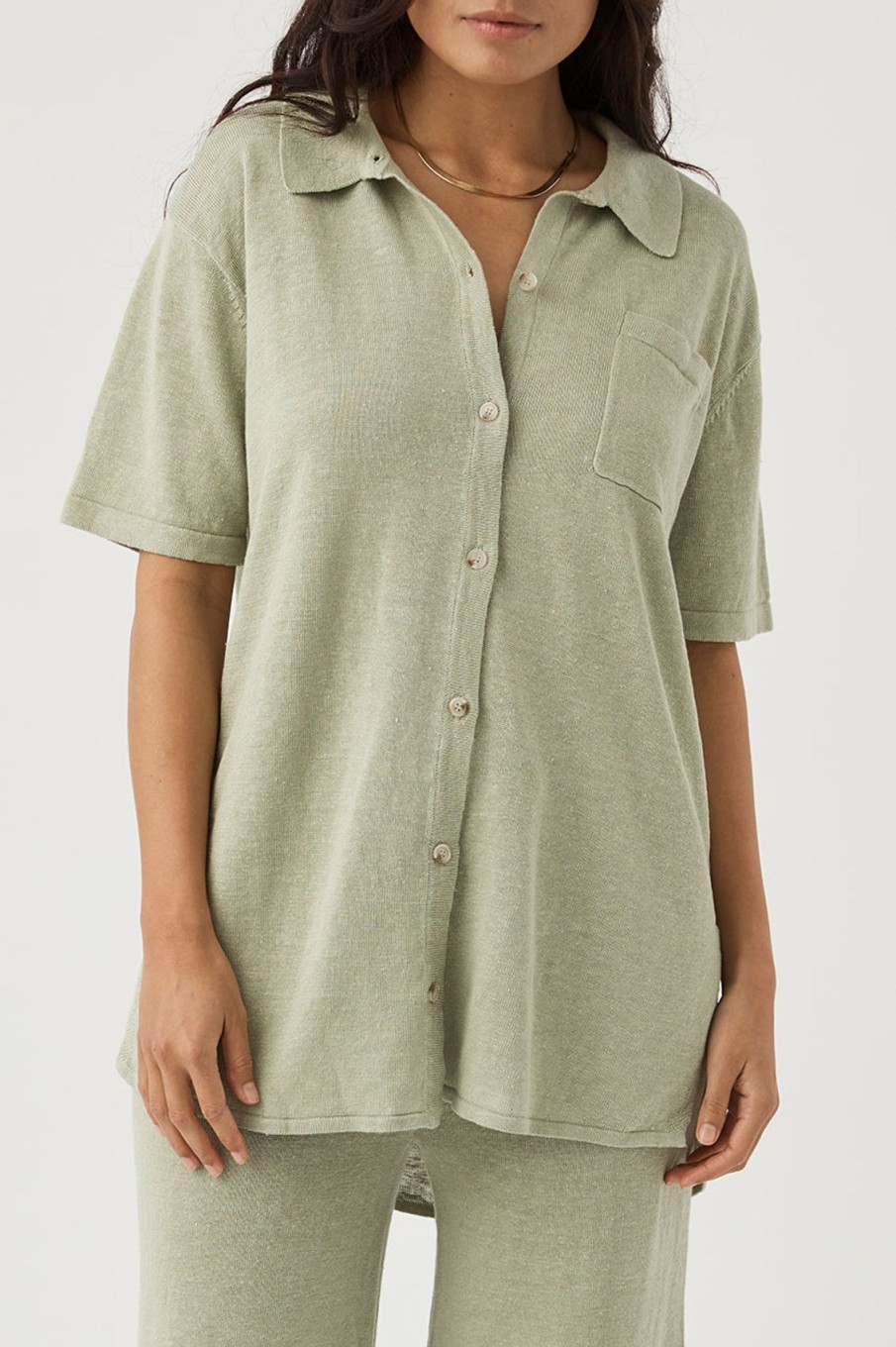 Arcaa Brie Shirt-Aloe