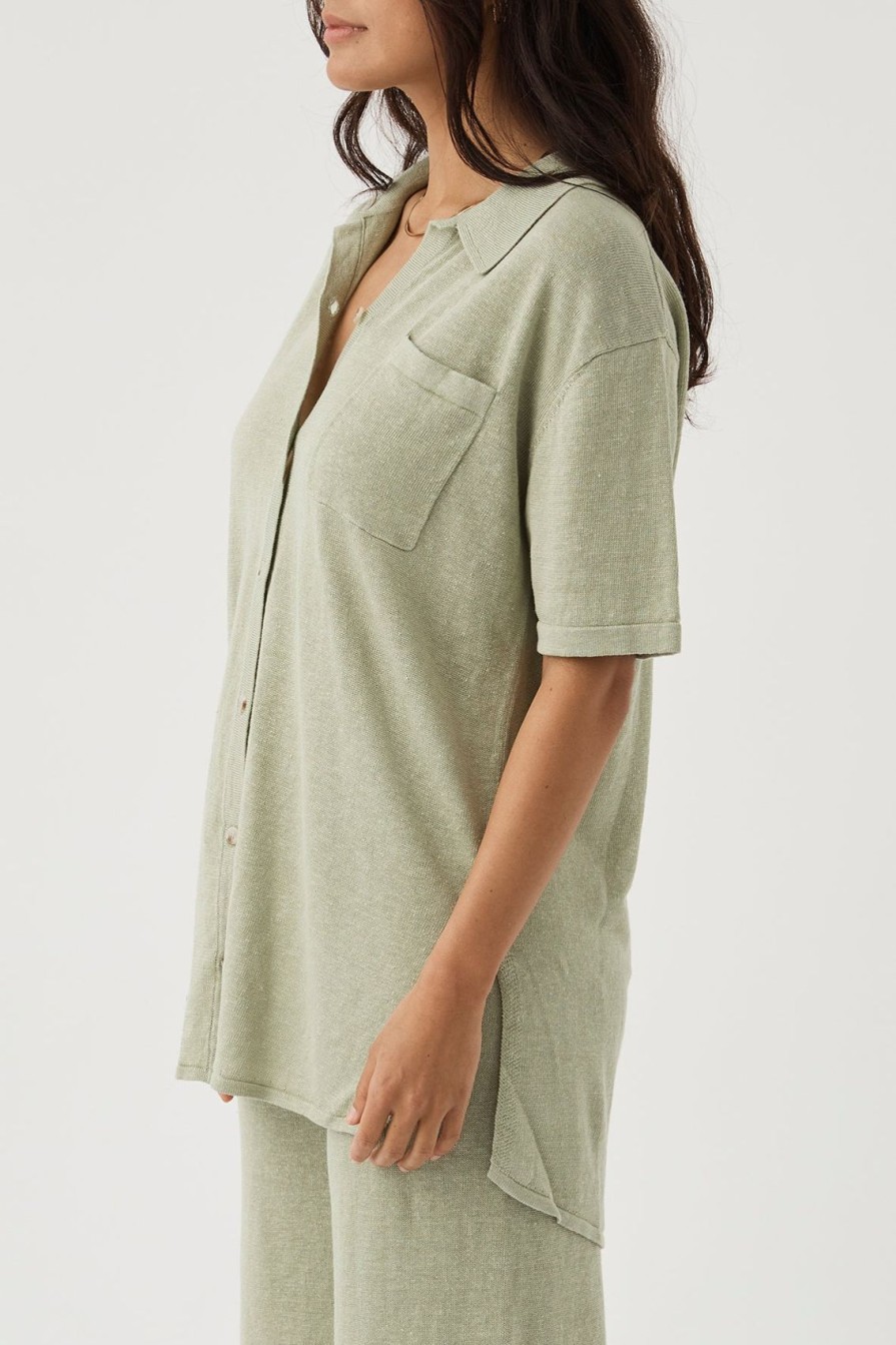 Arcaa Brie Shirt-Aloe