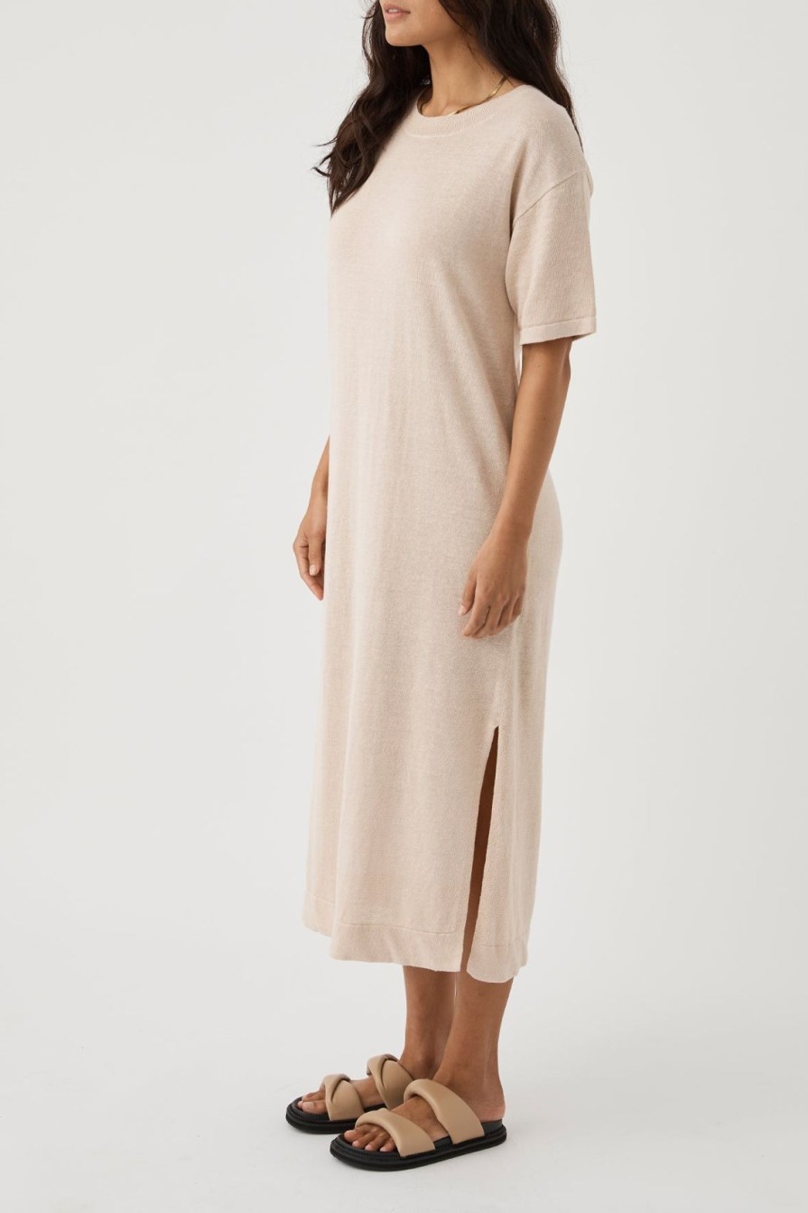 Arcaa Hugo Dress-Sand