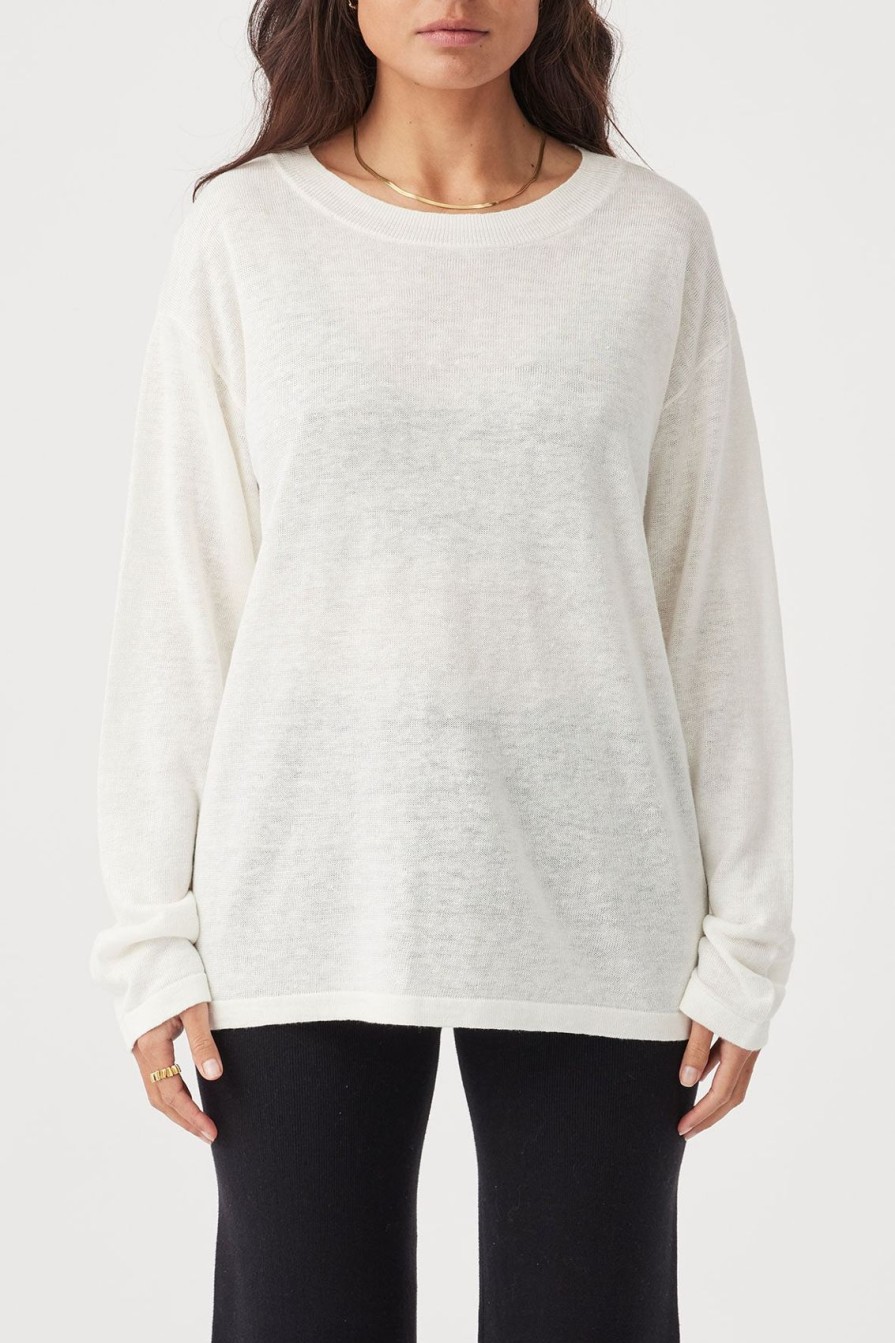 Arcaa Hugo Long Sleeve Tshirt-Cream