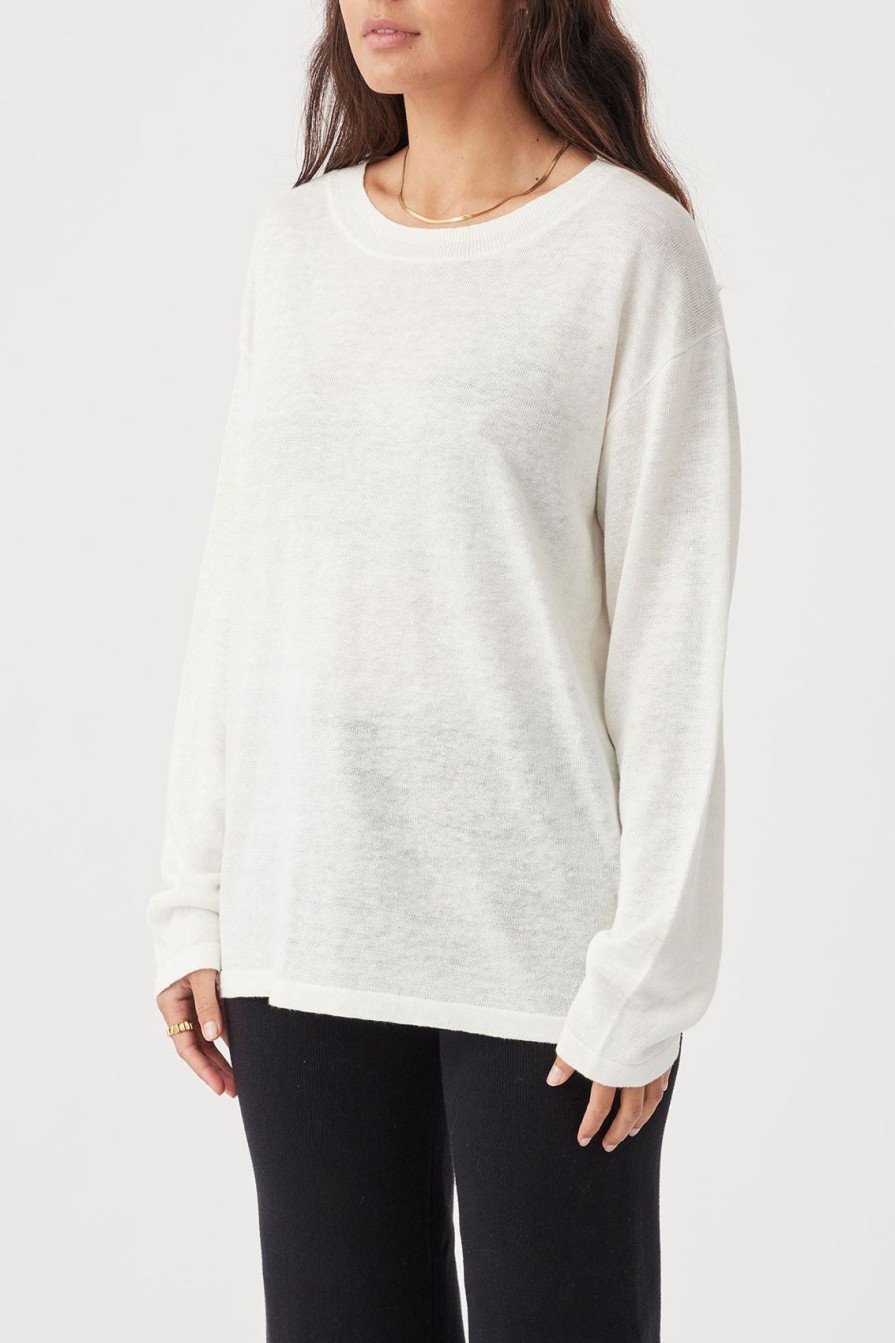 Arcaa Hugo Long Sleeve Tshirt-Cream