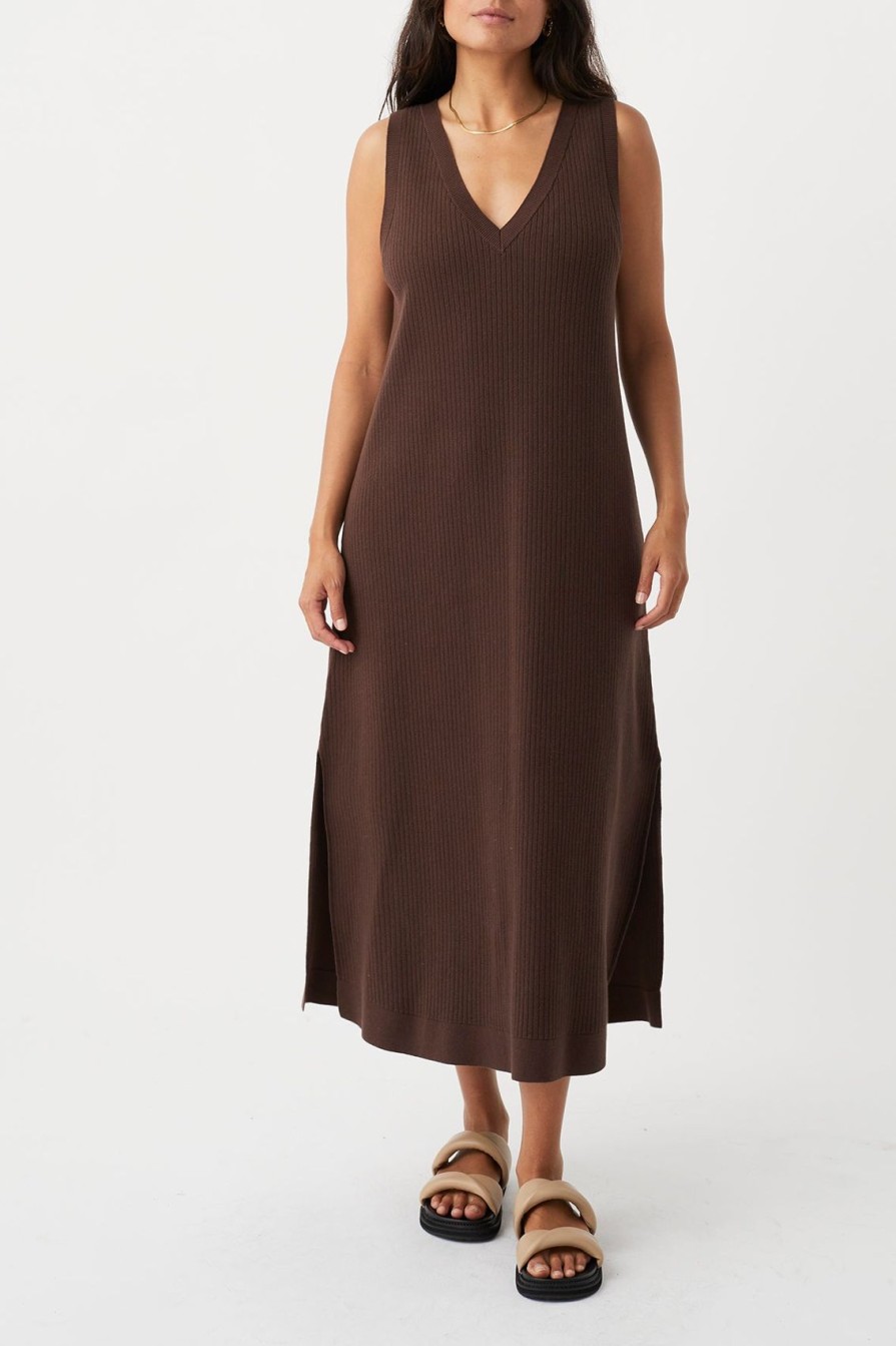 Arcaa Clara Dress-Chocolate