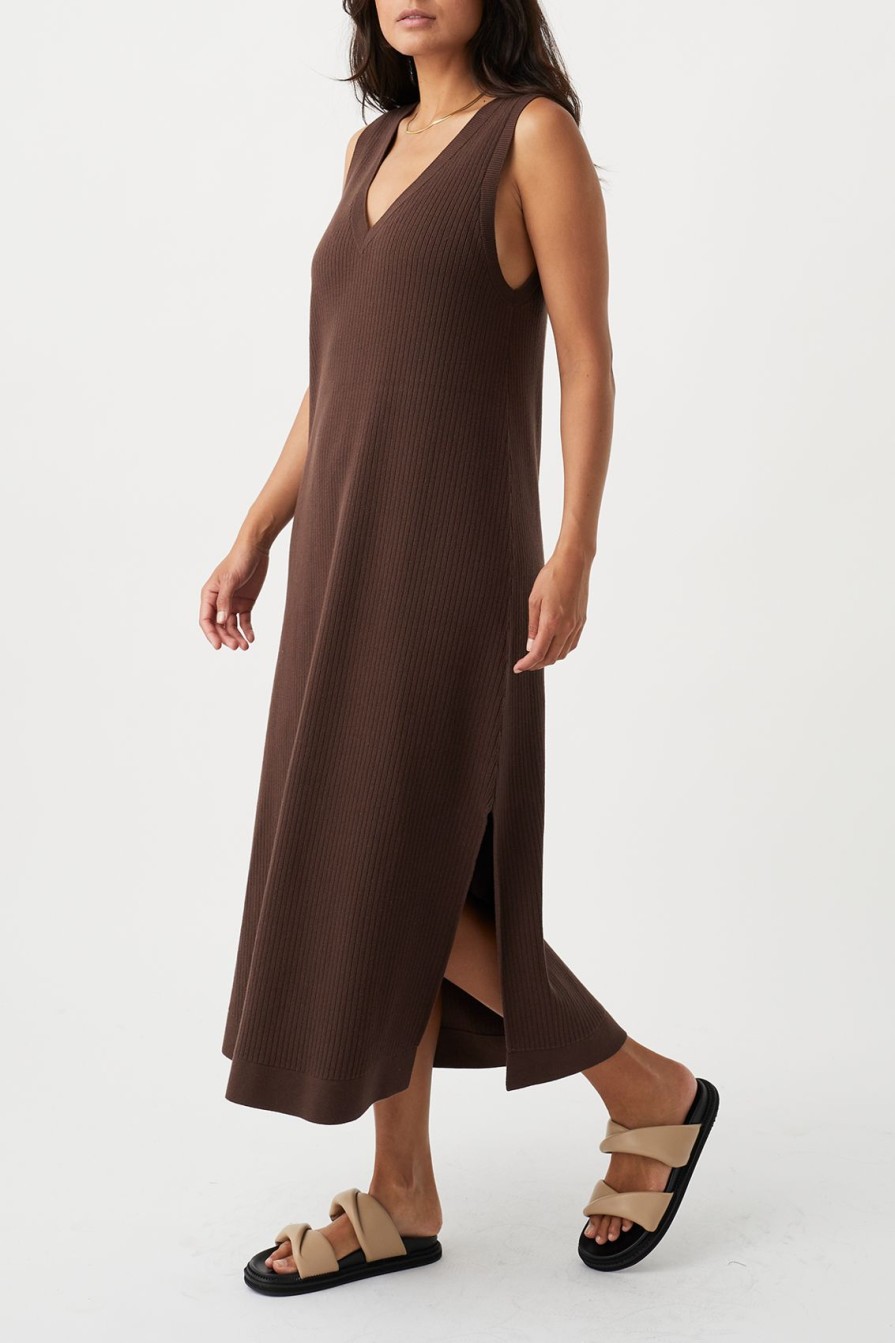 Arcaa Clara Dress-Chocolate