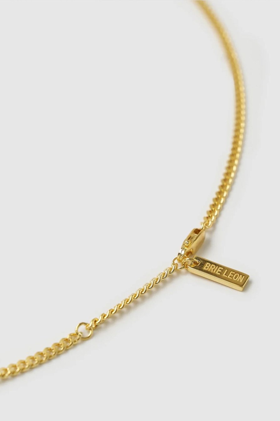 Arcaa Brie Leon-Curb Chain Necklace-Gold