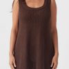 Arcaa Ezra Mini Dress-Chocolate