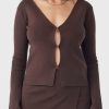 Arcaa Ren Cardigan-Chocolate