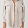 Arcaa Bailey Shirt Jacket-Sand