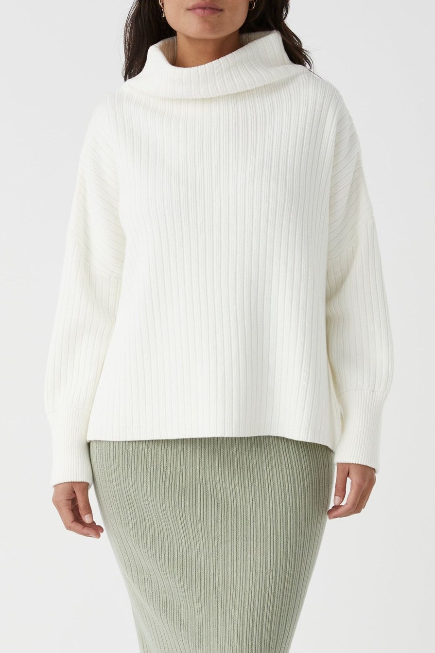 Arcaa Iris Knit Sweater-Cream