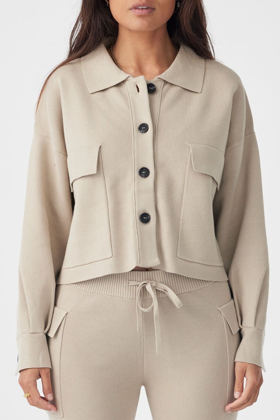 Arcaa Ace Shirt Jacket-Taupe