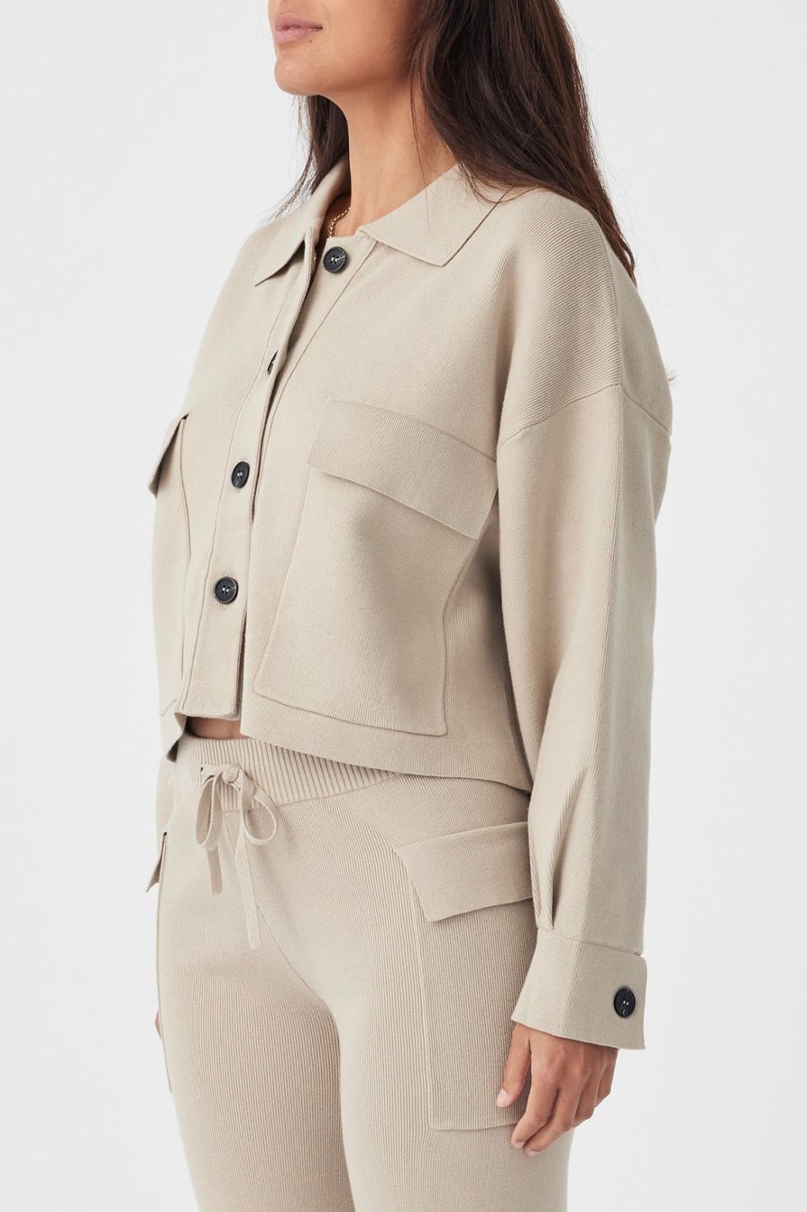 Arcaa Ace Shirt Jacket-Taupe