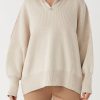 Arcaa London Zip Sweater-Sand