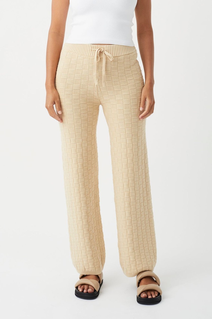 Arcaa Sierra Organic Knit Pant-Oat