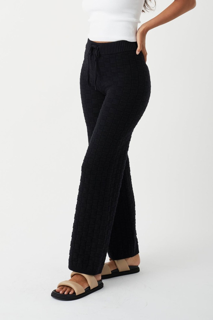 Arcaa Sierra Organic Knit Pant-Black