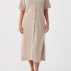 Arcaa Julia Midi Dress-Taupe