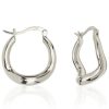 Arcaa Saint Valentine-Wabi Sabi Hoops-Silver