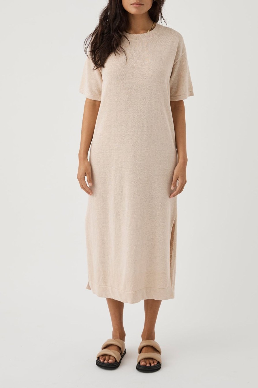 Arcaa Hugo Dress-Sand