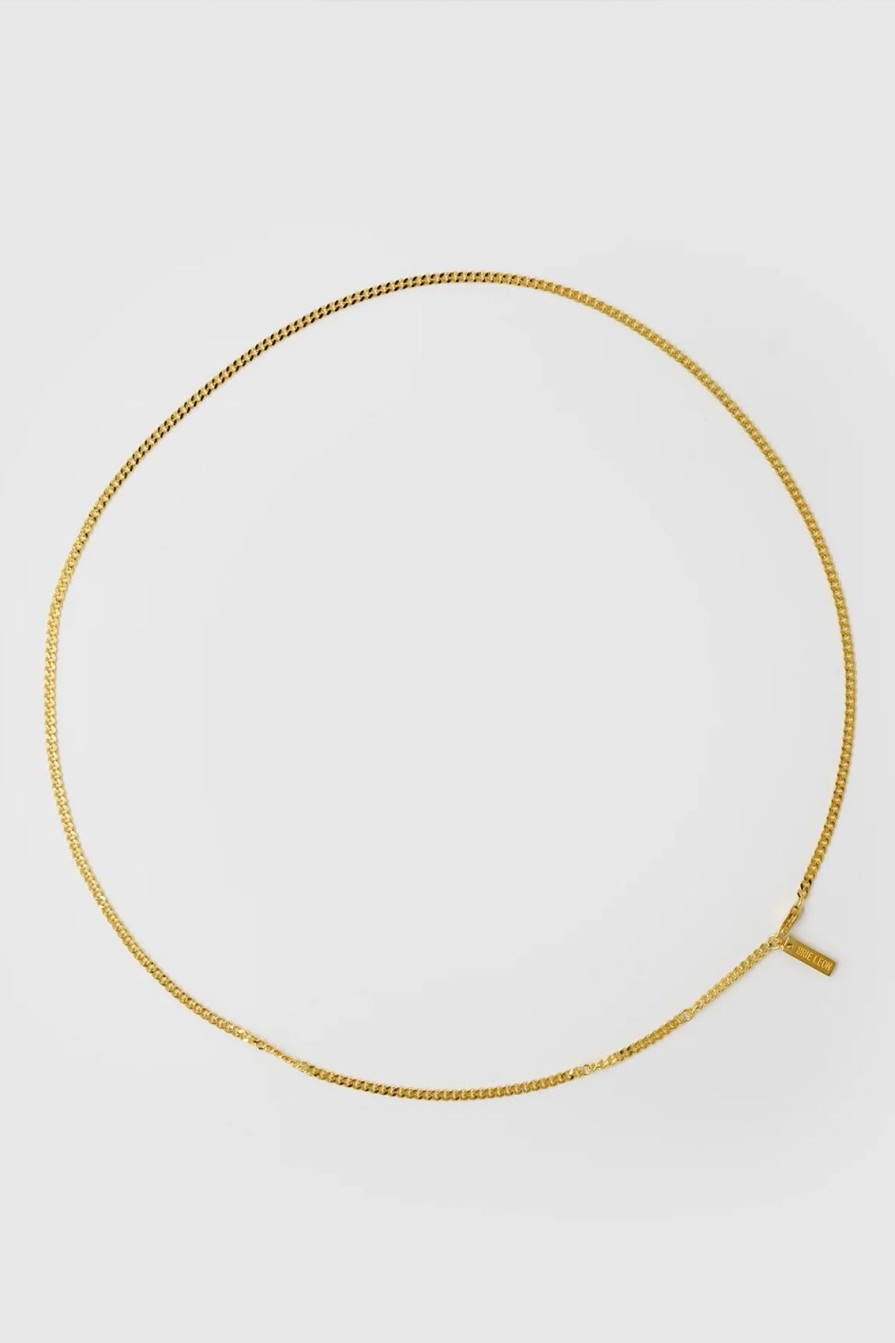 Arcaa Brie Leon-Curb Chain Necklace-Gold