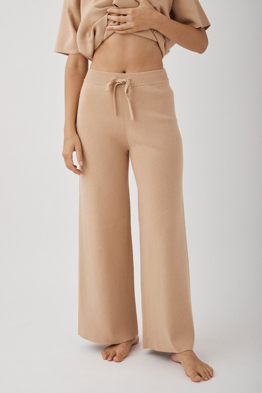 Arcaa Harriet Organic Knit Pants-Honey