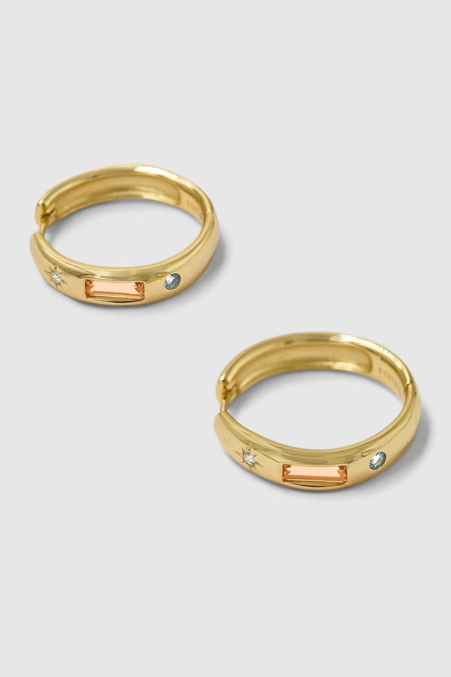 Arcaa Brie Leon-Estella Hoops-Gold