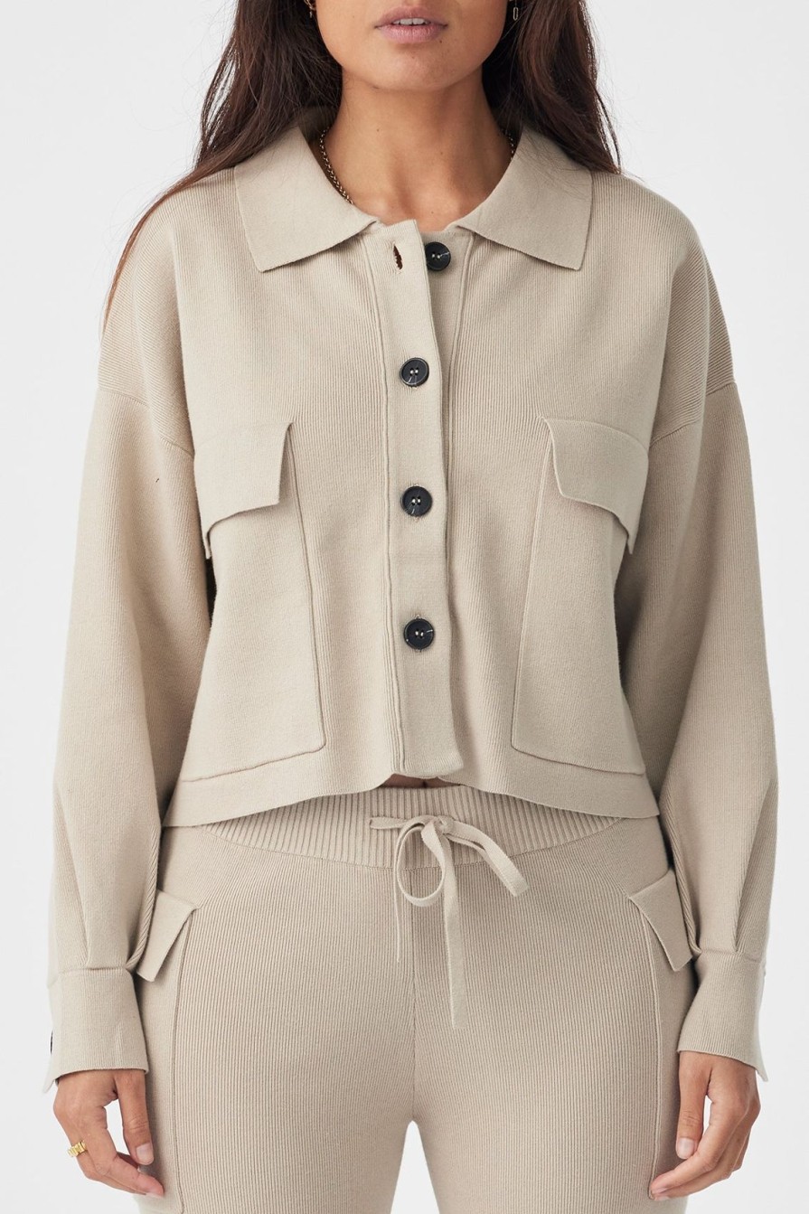 Arcaa Ace Shirt Jacket-Taupe