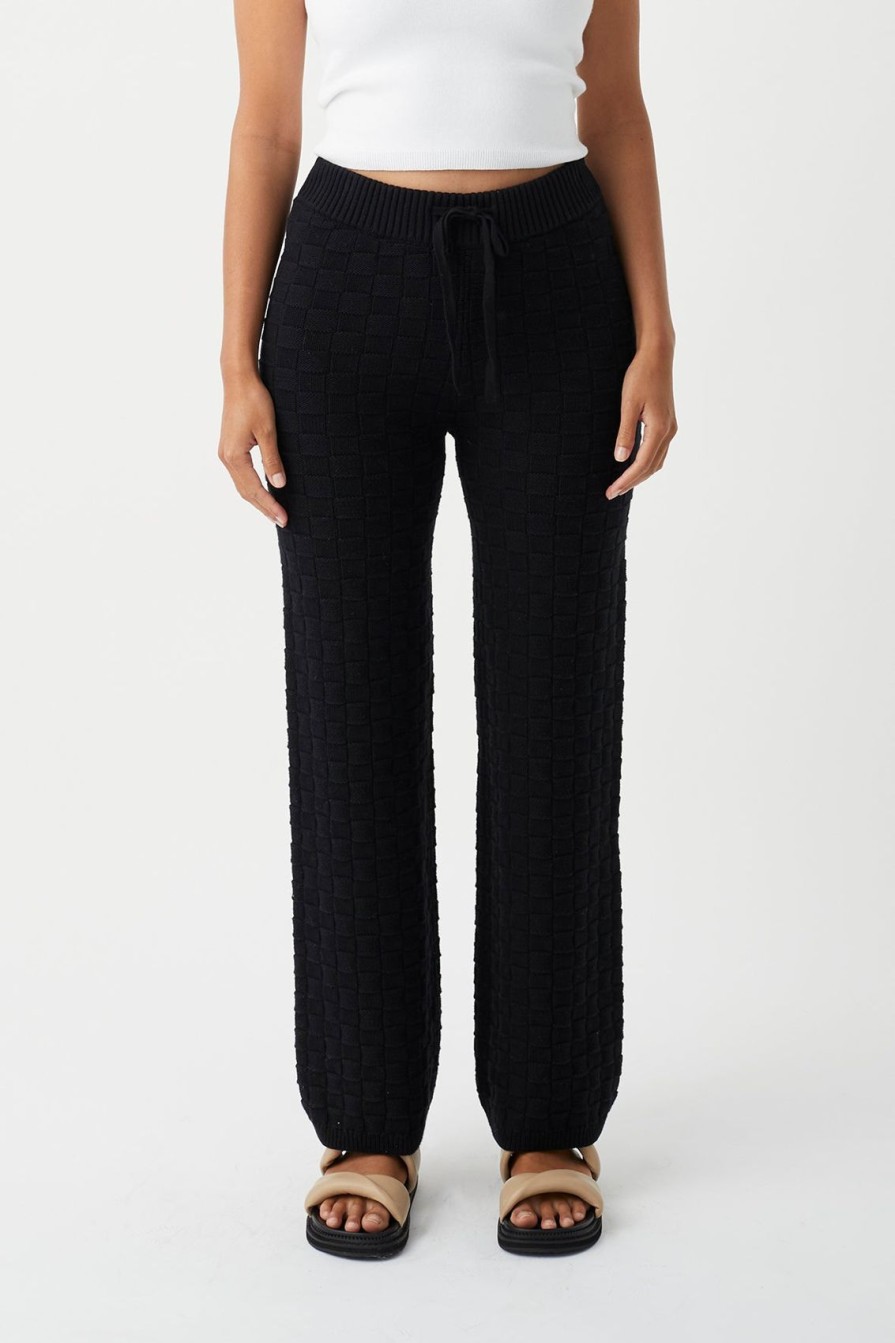 Arcaa Sierra Organic Knit Pant-Black