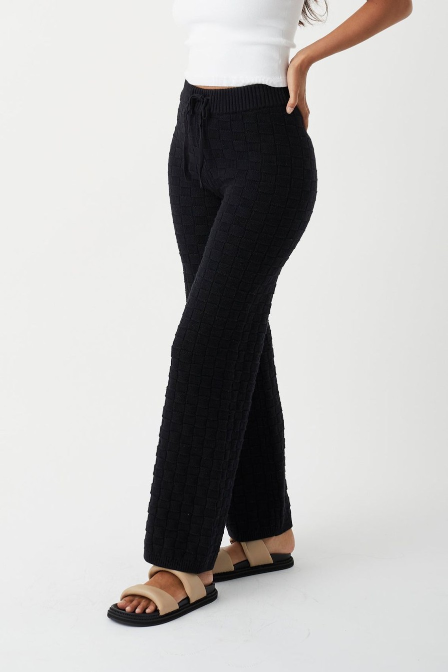 Arcaa Sierra Organic Knit Pant-Black