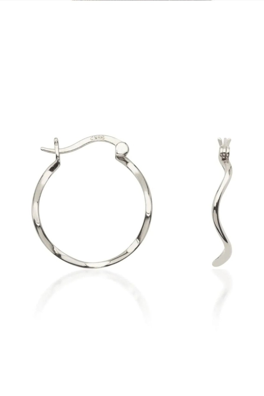 Arcaa Saint Valentine-Vera Wave Hoops-Silver