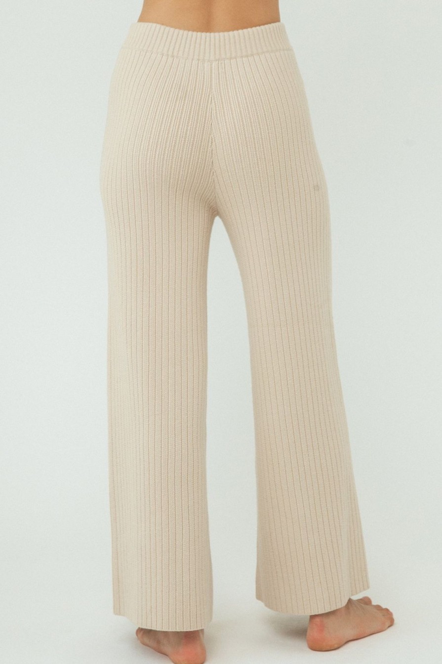 Arcaa Vera Organic Knit Pants-Sand