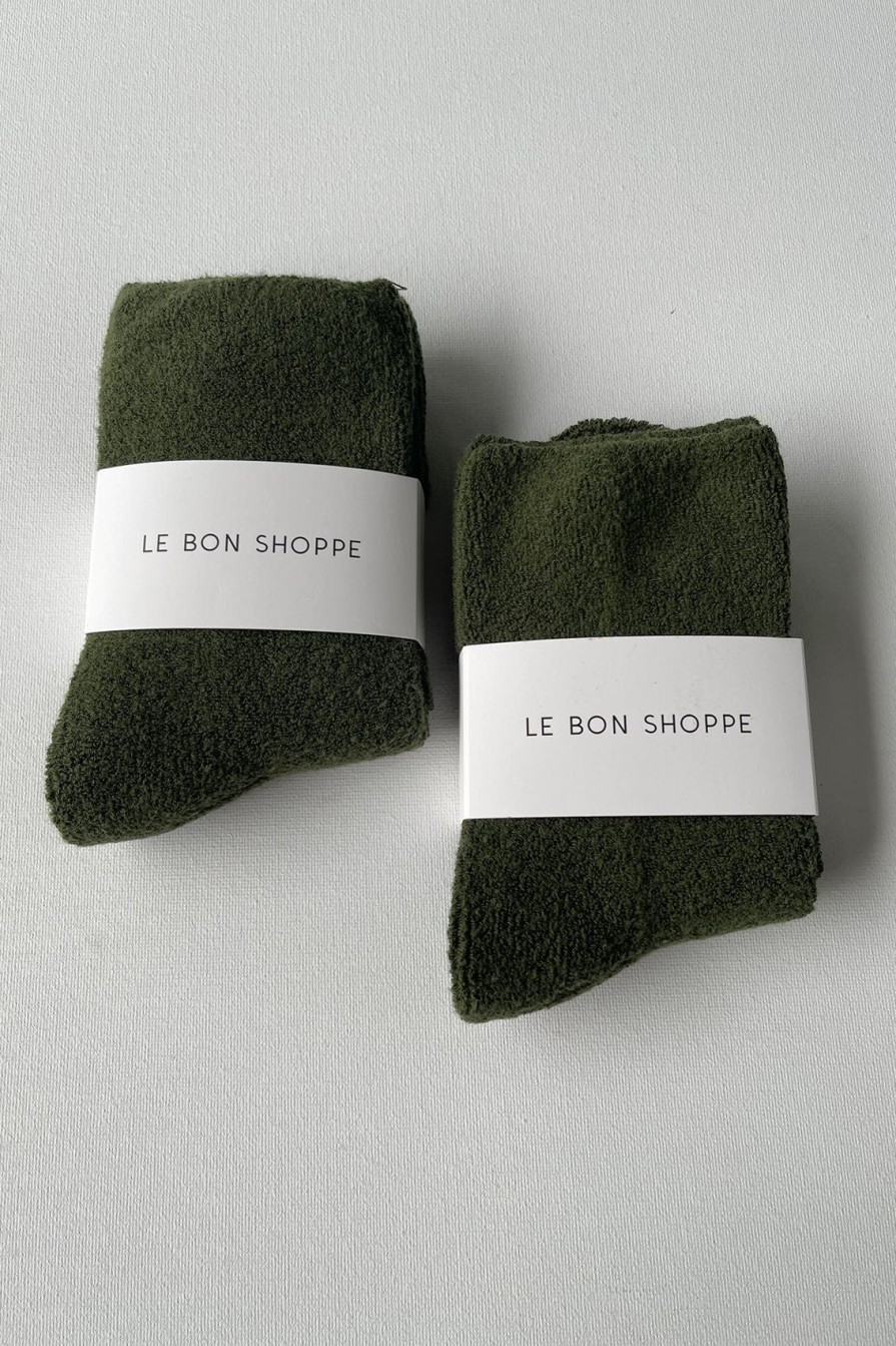 Arcaa Le Bon Shoppe Cloud Socks-Forest