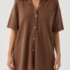 Arcaa Brie Shirt-Chocolate