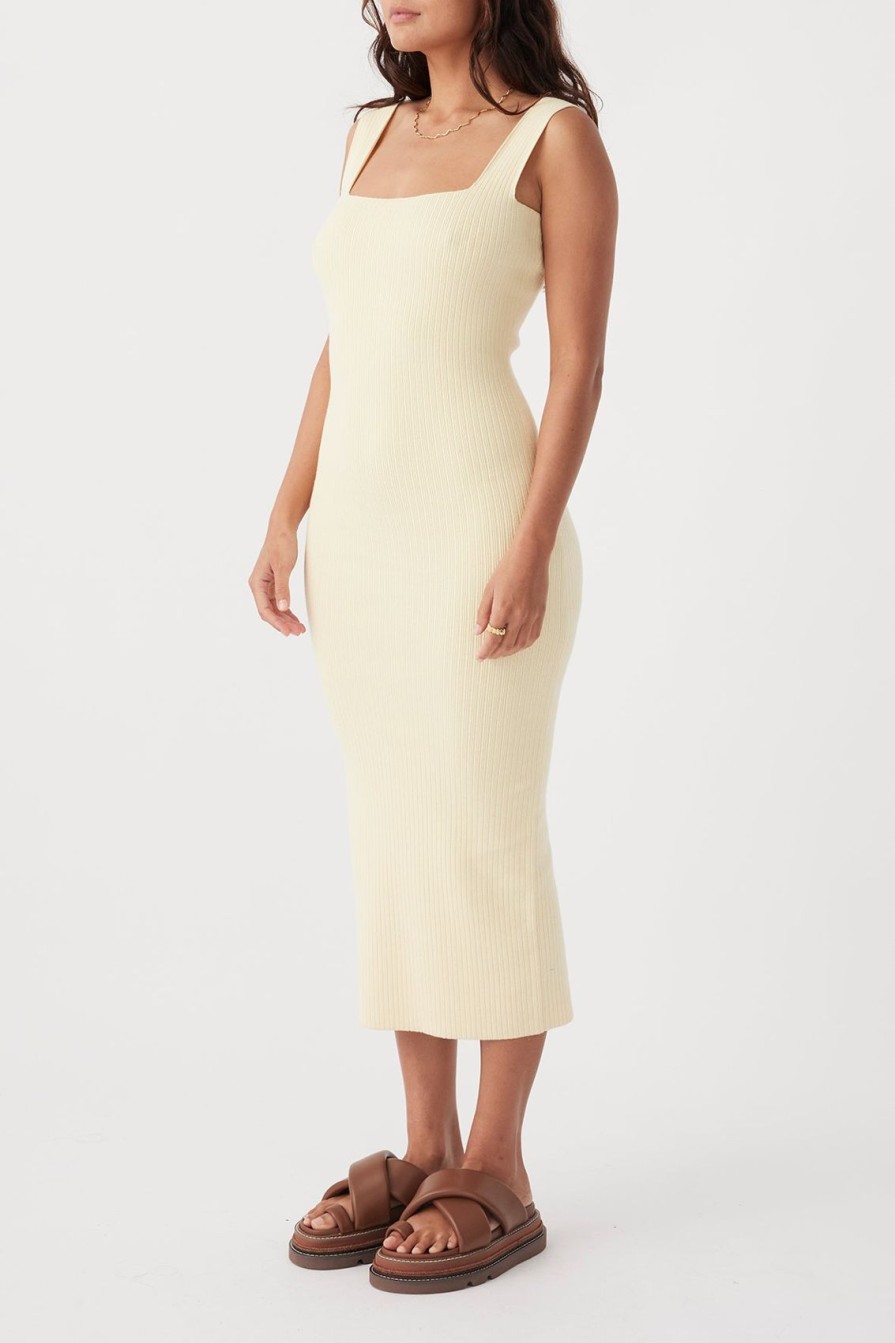 Arcaa Tully Dress-Butter