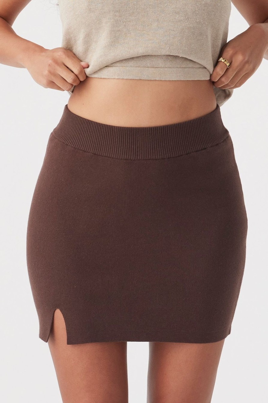 Arcaa Duke Skirt-Chocolate