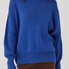 Arcaa Harper Organic Knit Sweater-Sapphire