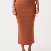 Arcaa Harper Organic Knit Skirt-Tobacco