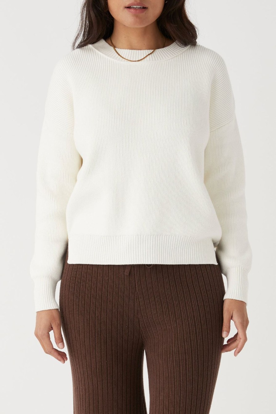 Arcaa Farrah Organic Knit Sweater-Cream