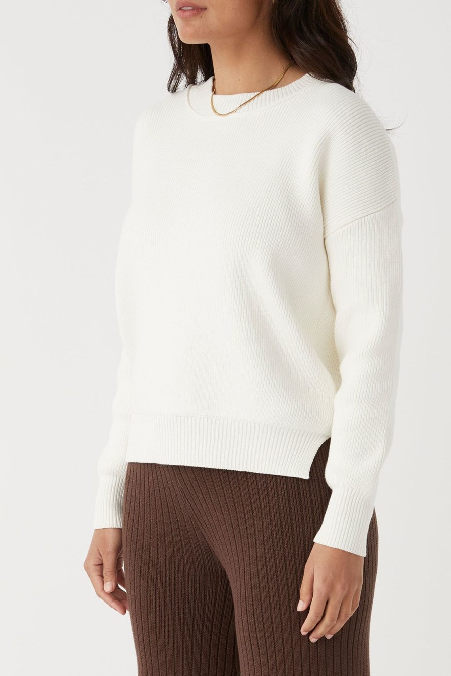 Arcaa Farrah Organic Knit Sweater-Cream