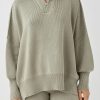 Arcaa London Zip Sweater-Sage