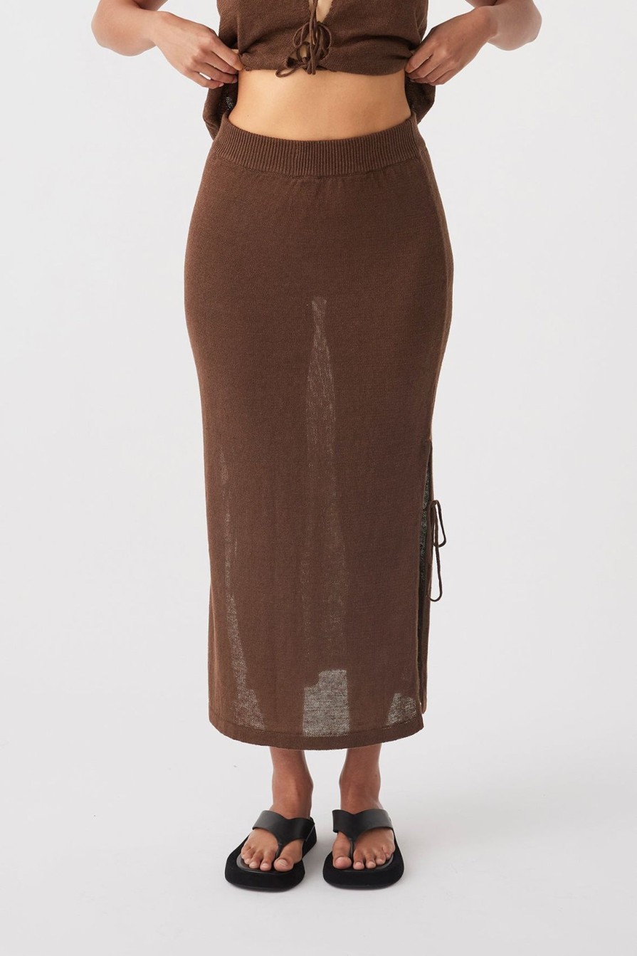 Arcaa Pearla Skirt-Chocolate