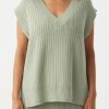 Arcaa Vera Organic Knit Vest-Sage