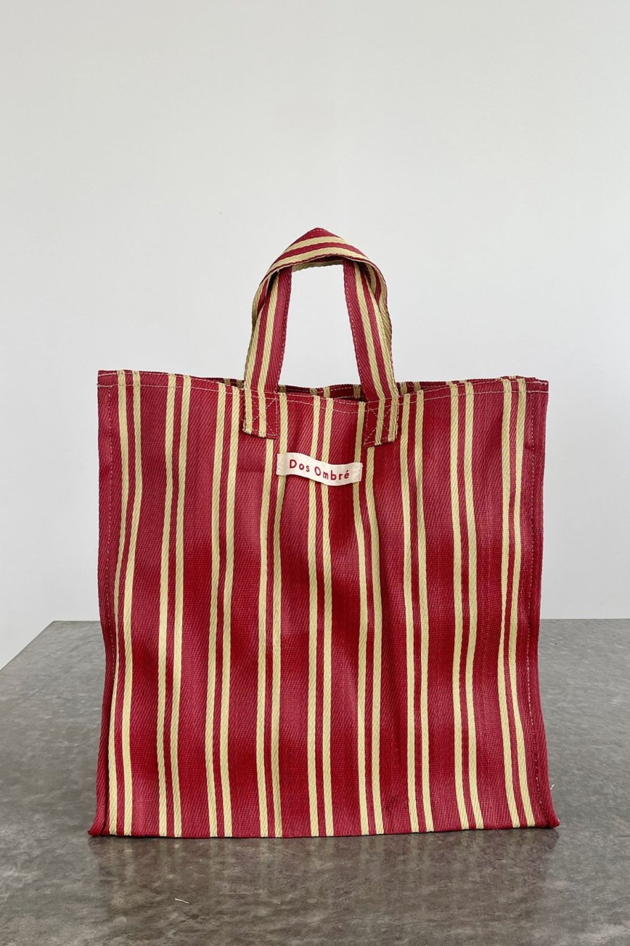 Arcaa Dos Ombre-Bengali Bag-Cherry Beige Stripe